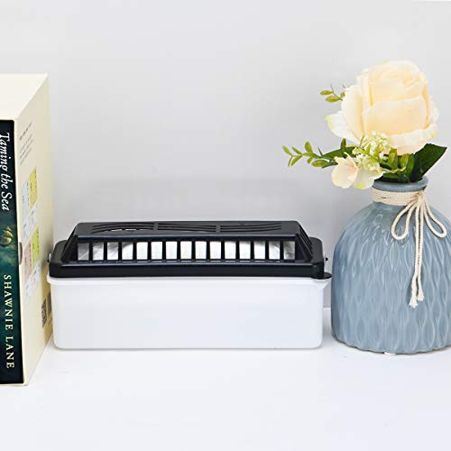 ANSIO Refillable Moisture Absorbers 500 grams, Condensation Remover Dehumidifiers for Damp, Mould, Moisture in Home, Kitchen, Wardrobe, Bedroom, Caravan, Office, Garage, Bathroom – Pack of 2