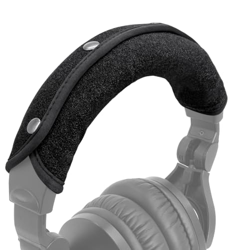 Funda protectora para diadema GEVO para Sennheiser HD280 / HD 280 Pro - Negra, también compatible con HD300 / HD300 Pro / HMD280 Pro / HMD281 Pro, sin descamación de cuero, instalación fácil sin herramientas