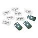 MVP Disc Golf Flat LED Tri-lite Disc Golf Lights (Pack of 10) (White)