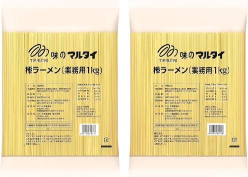 【2袋セット】マルタイ 棒ラーメン(業務用1kg) 1kg×2袋入の商品画像（Amazon）
