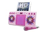 Akai KS303P-BT Bluetooth CD&G Karaoke System, Pink