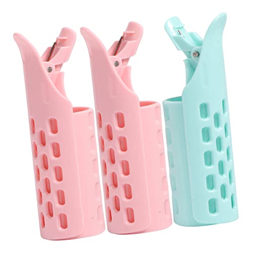 Vaguelly 3Pcs Hair Rollers Portable Hair Curlers Styling Tools for Lightweight Material for Salon and Home Hairdressing Selection