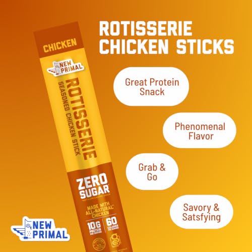 Image of New Primal Rotisserie Chicken Sticks, 20 Count
