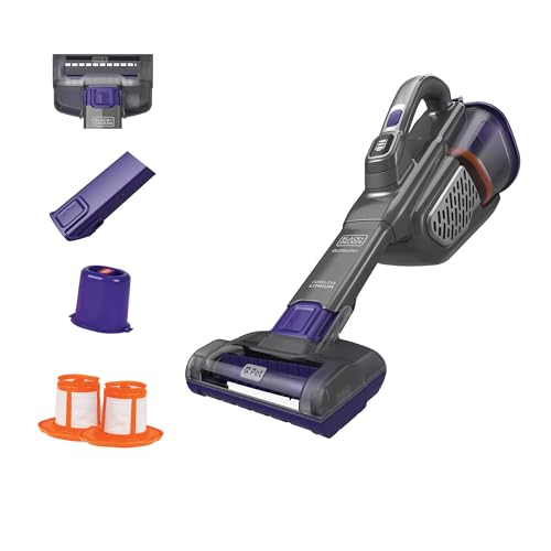 BLACK+DECKER dust buster Handheld Vacuum Cordless Rechargeable Pet Hair, Portable
