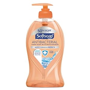 Softsoap Antibacterial Liquid Hand Soap, Crisp Clean Scent Hand Soap, 11.25 Ounce, 6 Pack