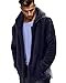 MODCHOK Fuzzy - Sudadera con capucha para hombre, forro polar, con bolsillos, cálida felpa 1 azul. XL
