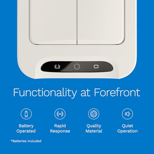 Image of hOmeLabs 2.4 Gallon Touchless Sensor Trash Can White