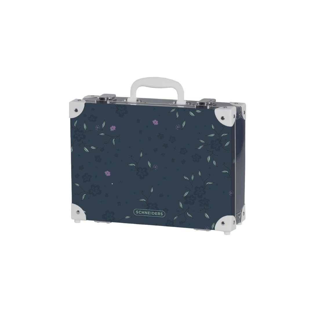 Schneiders accessoires pour cartables Case Mint Meadow gris foncé trousse scolaire solide