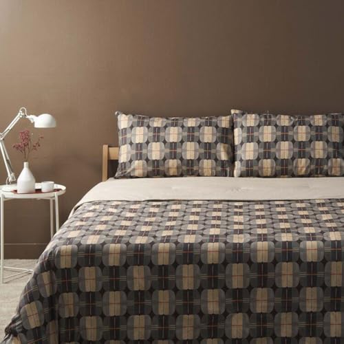 Bassetti Edredón individual de invierno para cama de una plaza, de puro algodón (Vintage G1)
