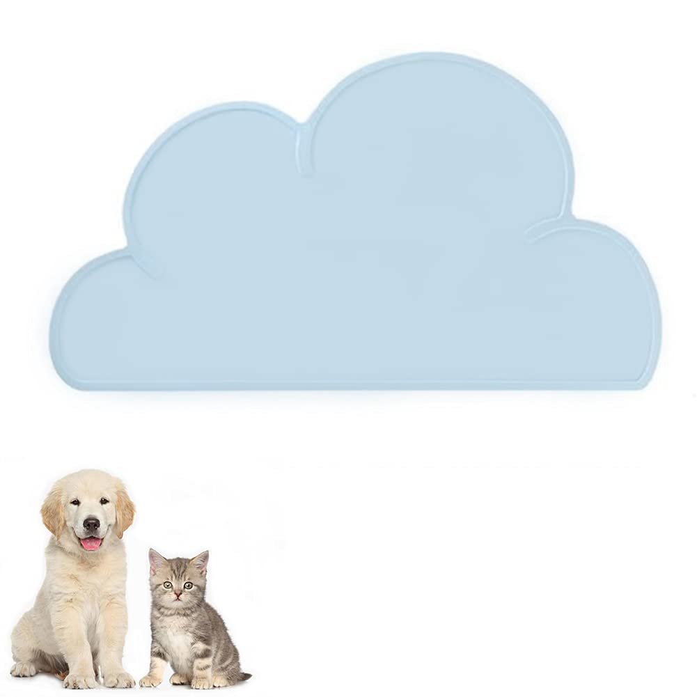 Tappetino Sottociotola Per Cani E Gatti - Antiscivolo, Impermeabile, Blu 49x32 Cm - Foto 5