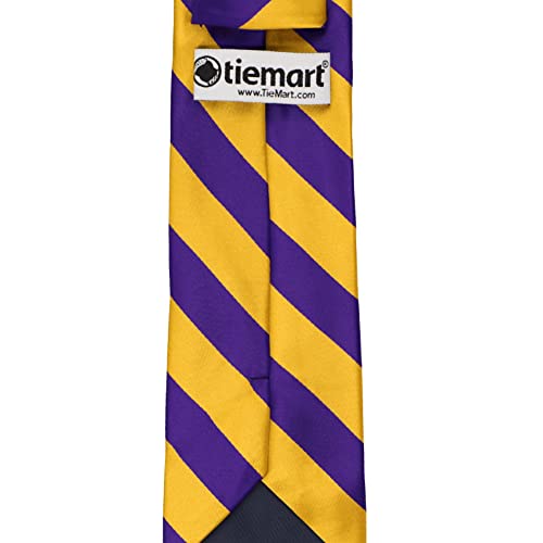 Image of tiemart Men's Striped Tie Standard Length