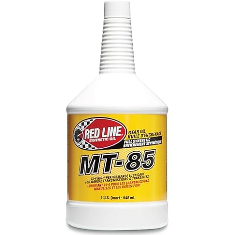 Red Line 50504 MT-85 Manual Transmission 75W85 GL-4 Gear Oil - 1 Quart (4 Pack) Cover