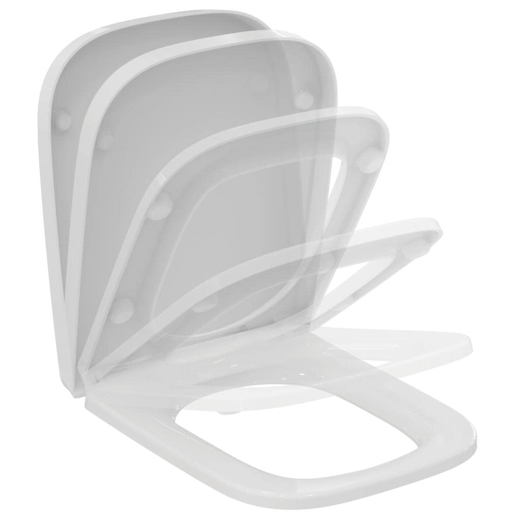 Ideal Standard i.Life A Toilet seat and Cover, Angular Shape
