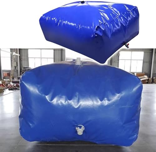 Large Capacity RV Water Tank - 265L Foldable Water Bladder for Camping, Gardening, Agriculture, Emergency Water Storage (70 Gal, 1x0.7x0.38 m)