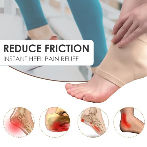 Protège-talon tendon d'Achille respirant anti-bursite à chaussettes rembourrées - 2