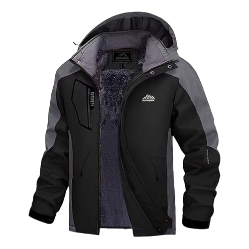 Veste de ski fonctionnelle homme chaude et imperméable - Veste d'escalade coupe-vent