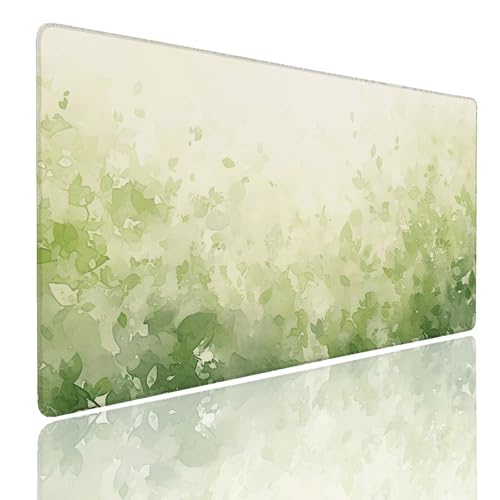 Tapis de souris XL aquarelle 900x300x4mm grand sous-main de bureau confortable