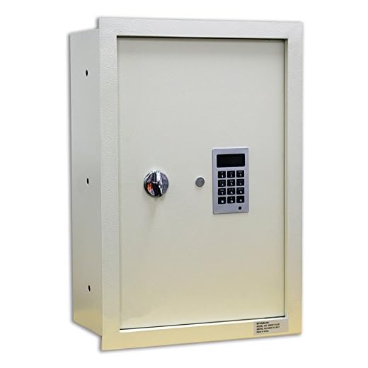 BUYaSafe WES2113-DF Fire Resistant Electronic Wall Safe for 8" Deep or Deeper Walls