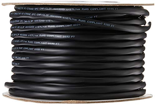 Monoprice Nimbus Series 12 Gauge Awg 4 Conductor Cmp-Rated Speaker Wire/Cable - 100Ft Ul Plenum Rated, 100% Pure Bare Copper With Color Coded Conductors #TOP1