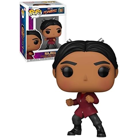Funko POP! Marvel: Ms. Marvel - Najma - Figuras Miniaturas Coleccionables Cover