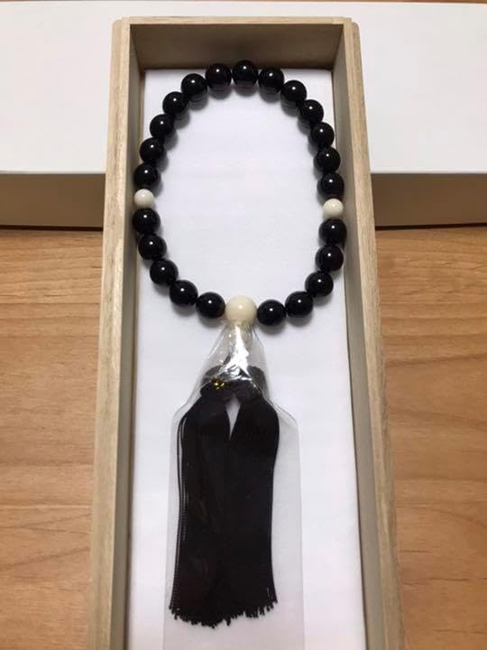 数珠　黒珊瑚シナ海仕立て念珠 数珠 【】 黒珊瑚シナ海仕立て念珠 🎌