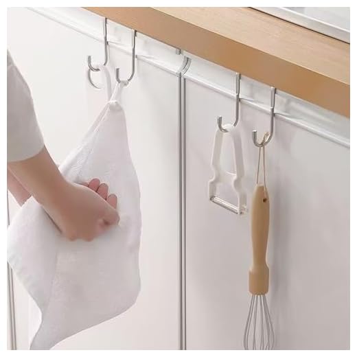 2 Pack Stainless Steel No-Drill S-Hooks - Multi-Purpose Hanging Hooks for Kitchen, Bedroom & Bathroom, Rust-Resistant & Heavy-Duty
