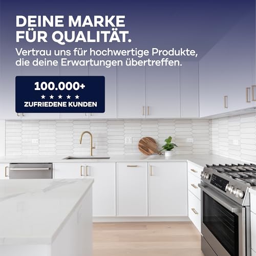 Plid® Vernice Per Piastrelle Per Bagno E Cucina [Resistente All'umidità] Vernice Per Piastrelle Bianco Crema 0,75 L Per Il Bagno – Ridipingere E Dipingere Le Piastrelle In Interni – 3 In 1 Vernice - 7