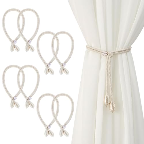 Lomdung 8 Piezas Alzapaños Cortinas, Moda Recoge Cortinas, Bohemia Recoge Cortina, Corbata De Algodón Tejida A Mano, Para Cortina Para Dormitorio Salón Y Oficina Lomdung 8 Piezas Alzapaños Cortinas, Moda Recoge Cortinas, Bohemia Recoge Cortina, Corbata De Algodón Tejida A Mano, Para Cortina Para Dormitorio Salón Y Oficina