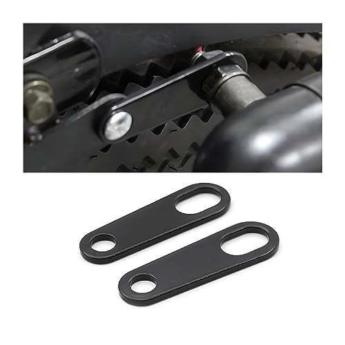 Image of AUCELI Rear Turn Signals Brackets, 2PCS Motorcycle Rear Indicator Light Relocation Holder, Universal Straight 10mm Hole Shock Brackets Motorbike Rear Turn Signal Lamp Mounting Holder (Black /Straight)