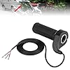 Qiilu Universal Throttle Handle Grip Motorcycle Accelerator Electric Scooter Speed Throttle Grip with 3 Cables for Replacement #3