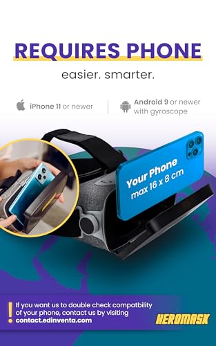 Image of Heromask VR Headset for Kids 5-12 . Geography Games Virtual Reality