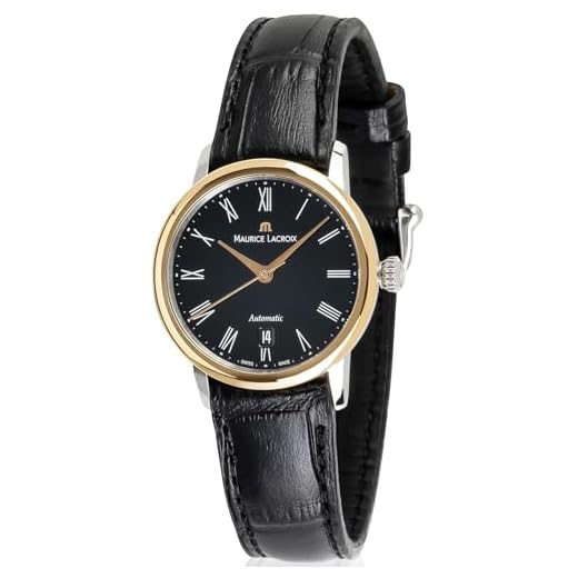 Reloj Automático Maurice Lacroix Les Classiques Ladies, Oro Rosa 18K, Negro