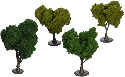 Woodland Scenics SP4150 Deciduous Tree, 2-Inch- 3-Inch, 4/Pack