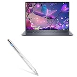 BoxWave Stylus Pen Compatible with Dell XPS 13 Plus (9320) - AccuPoint Active Stylus, Electronic Stylus with Ultra Fine Tip - Metallic Silver