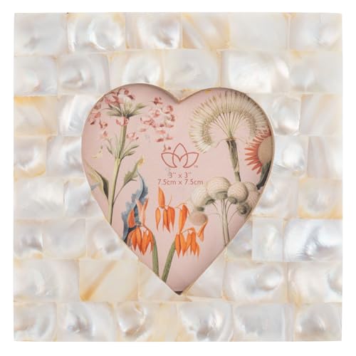 Karma Mother of Pearl 4x4 Heart Frame