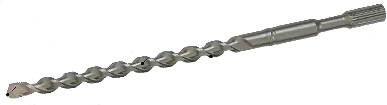 Metabo HPT 728955M Spline 1" x 31" x 36" 4-Cutter Drill Bit