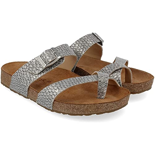 Image of HAFLINGER unisex-adult Summer Genuine Leather Comfort Anatomic Footbeds Straps Juno Sandals