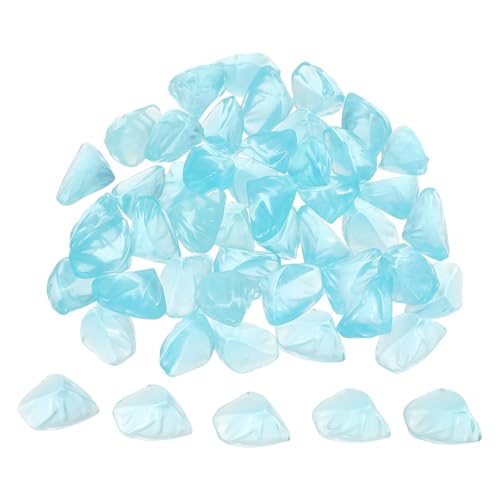 BIUDECO 50 Unidades Figura Decorativa de Resina Realista en Forma de Glaciar para Micro Paisajes, Diseño Artístico y Detallado Adecuado para Pasteles Infantiles y Decoración de Invierno