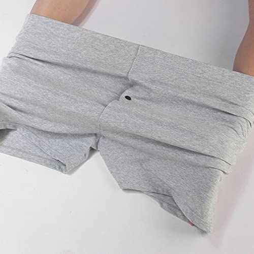 Men'S Comfort Underwear Ultra Soft Comfy Breathable Trunks Sleepwear Cotton Boxer Briefs Underwear Multipack2
