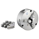 VERTEX 3800-5824 Vertex 10' 3-Jaw Front Mount Lathe Chuck with 2 Sets of Jaws, 10' Chuck Size