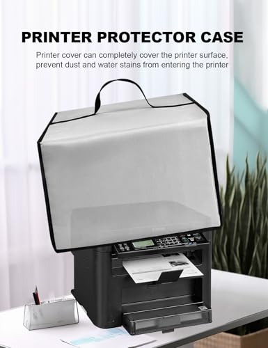 Image of Printer Dust Cover for Brother DCP-L2640DW Laser Printers | Universal Case Protector for Canon Image Class D570 Printers Anti-Static Waterproof Printer Covers(Cover Only)(Silver)