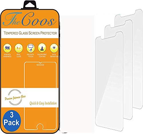 TheCoos [3-Pack] Tempered Glass Screen Protector for Apple iPhone 11 Pro, iPhone Xs and iPhone X