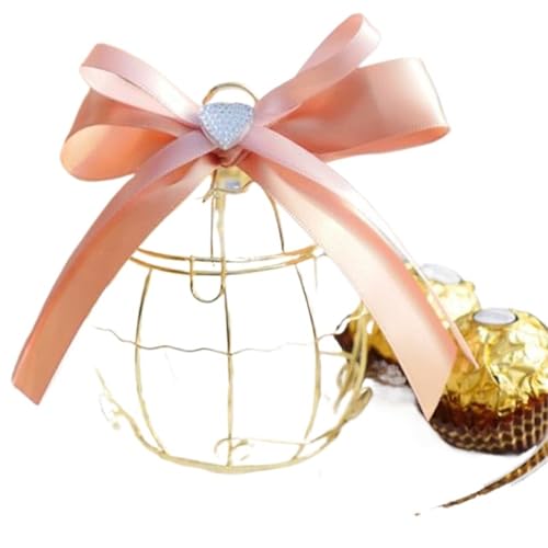 Mini cage à oiseaux rétro boîte cadeaux pour invités anniversaire