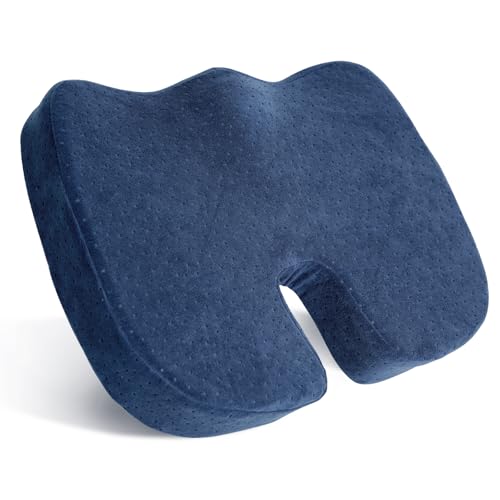 Preisvergleich Produktbild Tofern Orthopädisches Sitzkissen,Autositzkissen,Sitzkissen Bürostuhl,Steißbeinkissen, Ergonomisches, für Bürostuhl & Co - Wirkt Schmerzreduzierend, Erhöht Sitzkomfort, Fördert Durchblutung