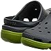 Crocs Women's Duet Sport Clog, Graphite/Volt Green, 12