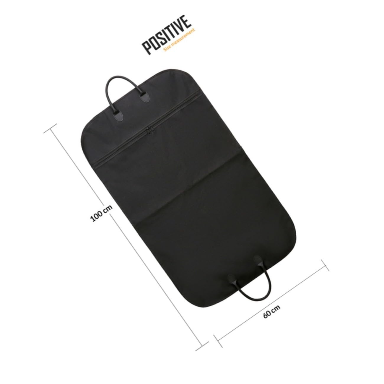 Porta Abiti da Viaggio Nero Oxford Resistente Doppio Manico, Borsa Pieghevole per Abiti Lunghi e Giacche da Uomo per Lavoro e Viaggi