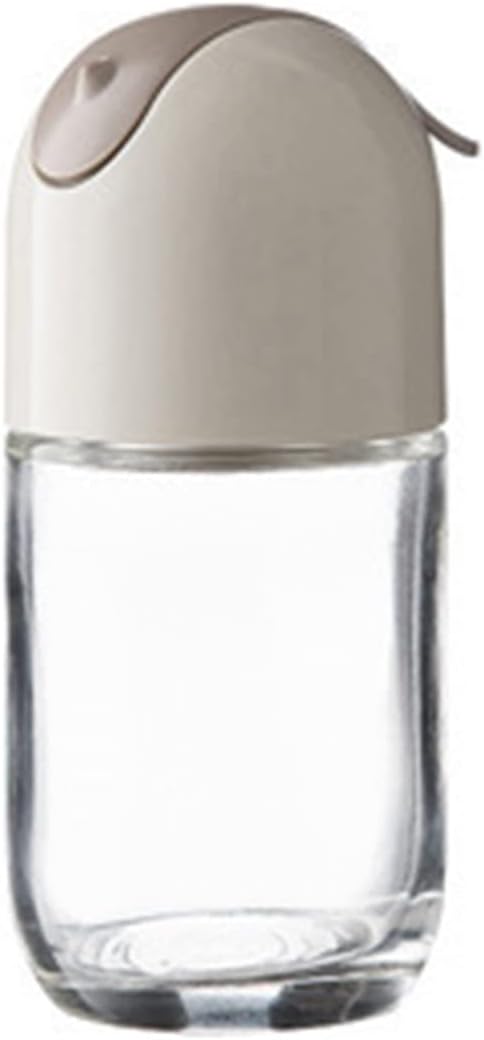 Spice Jars with Label Kitchen Glass Spice Storage Jars with Lid Salt and Pepper Shakers Set Seasoning Organizer Herbs Soy Sauce Oil Bottle with Label