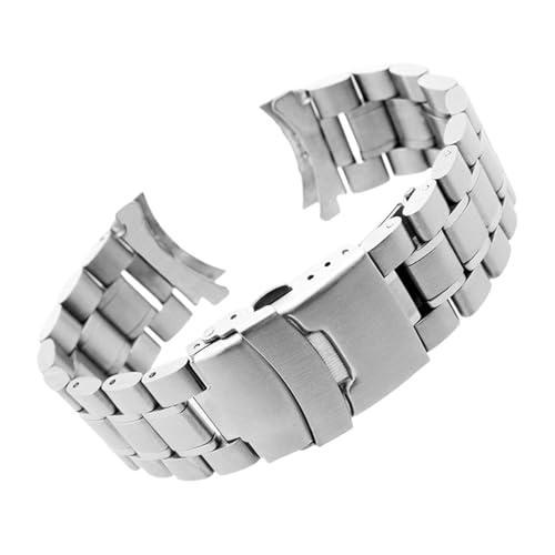 Bracelet de montre en acier inoxydable Cong Yi de 18mm à 24mm avec ses pompes de fixation