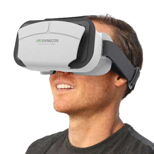 Gafas de realidad virtual - Gafas VR 3D compatibles con teléfonos móviles de 4.5 a 7.0 pulgadas, diseño ergonómico auriculares | Auricular VR para niños y adultos con amplio campo de visión