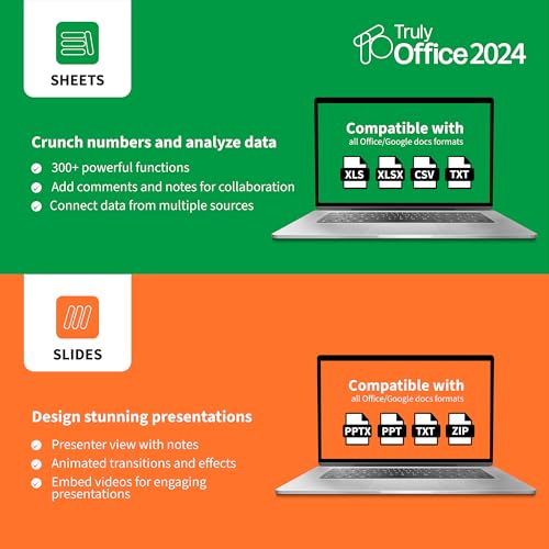 image for TrulyOffice 2024 Family Lifetime License for Windows | 4 in 1 All Acce